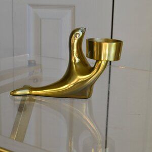 cb2 henry seal tealight candle holder